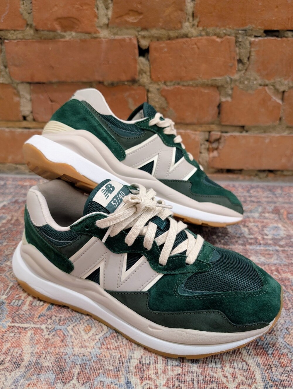 Like New! New Balance 57/40 Suede Sneakers 'Nightwatch Green'